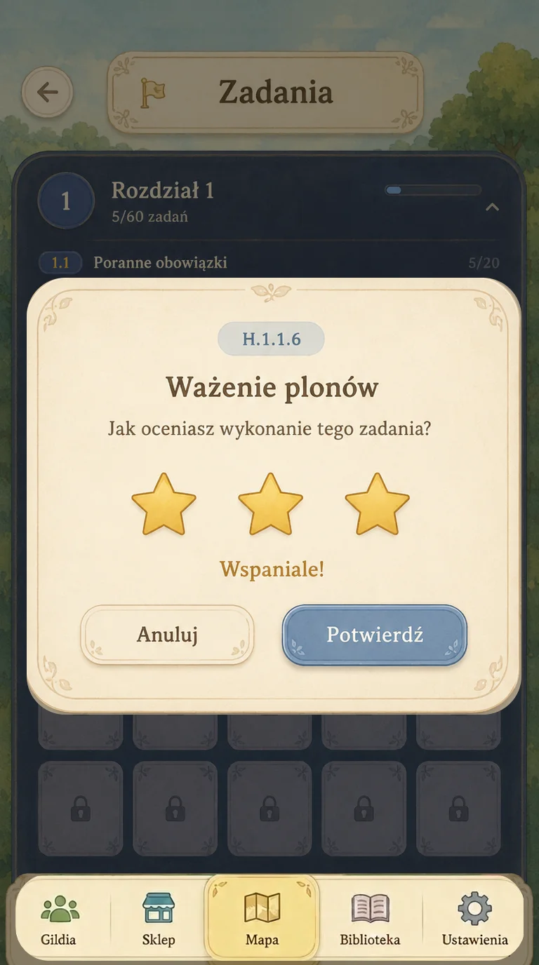 Ocenianie zadań gwiazdkami